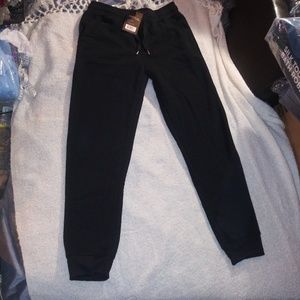 Vertical Sports Black Fleece Lined Jogging Pants